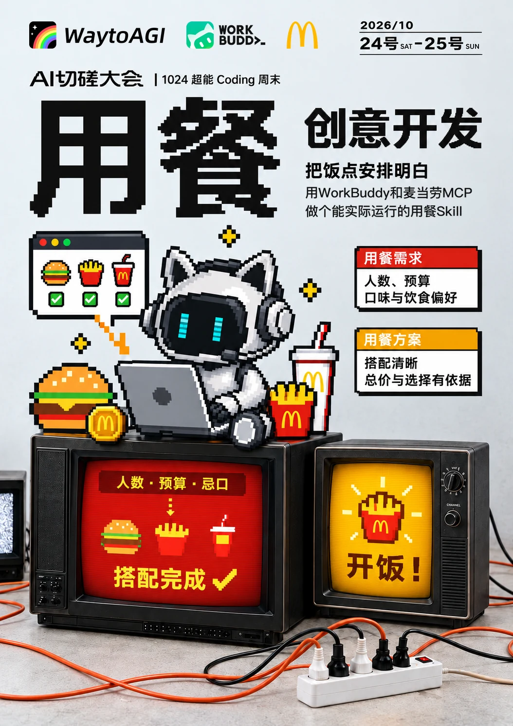 用餐赛道海报